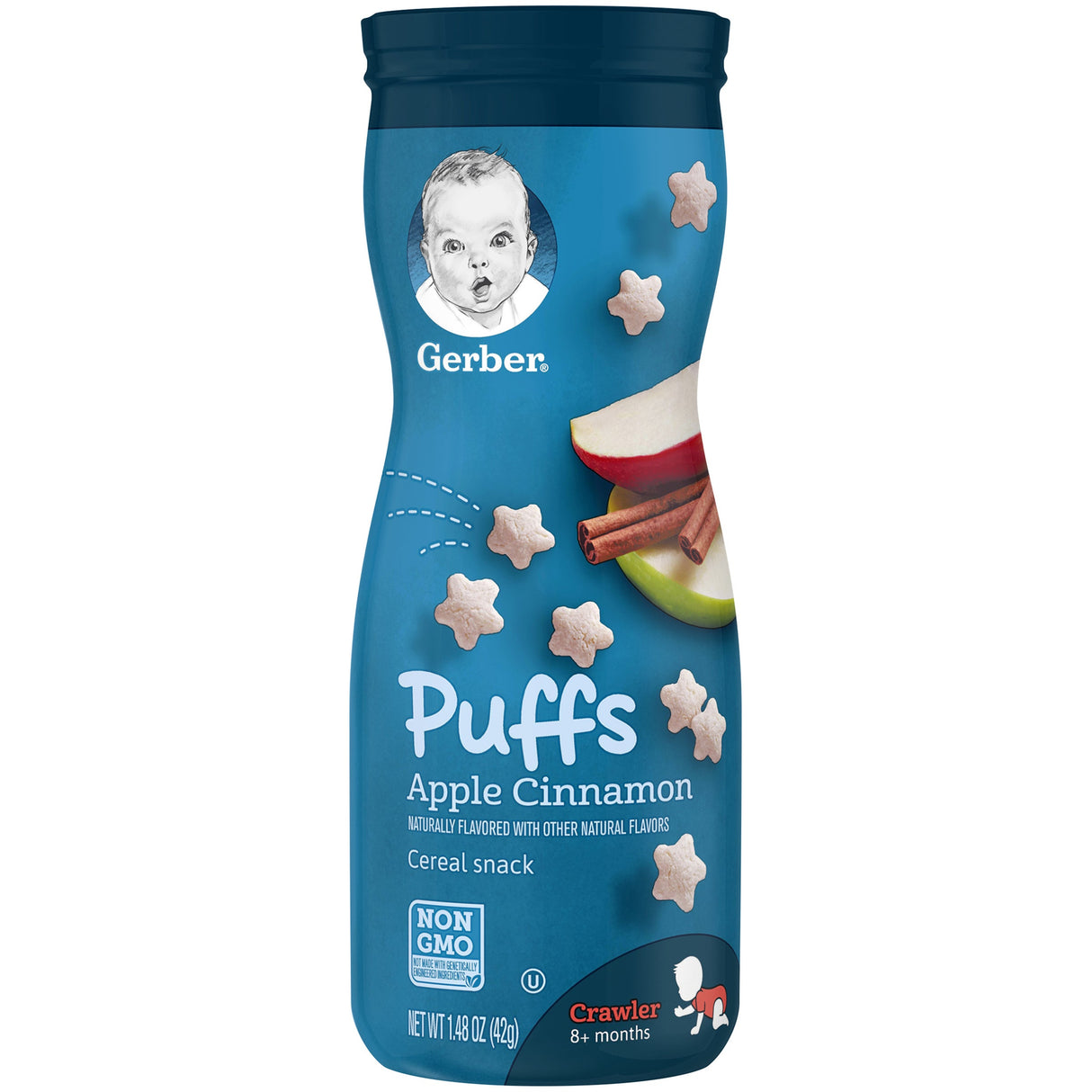 Ceral Snacks, Apple Cinnamon, Puffs,6 - 1.48 OUNCE