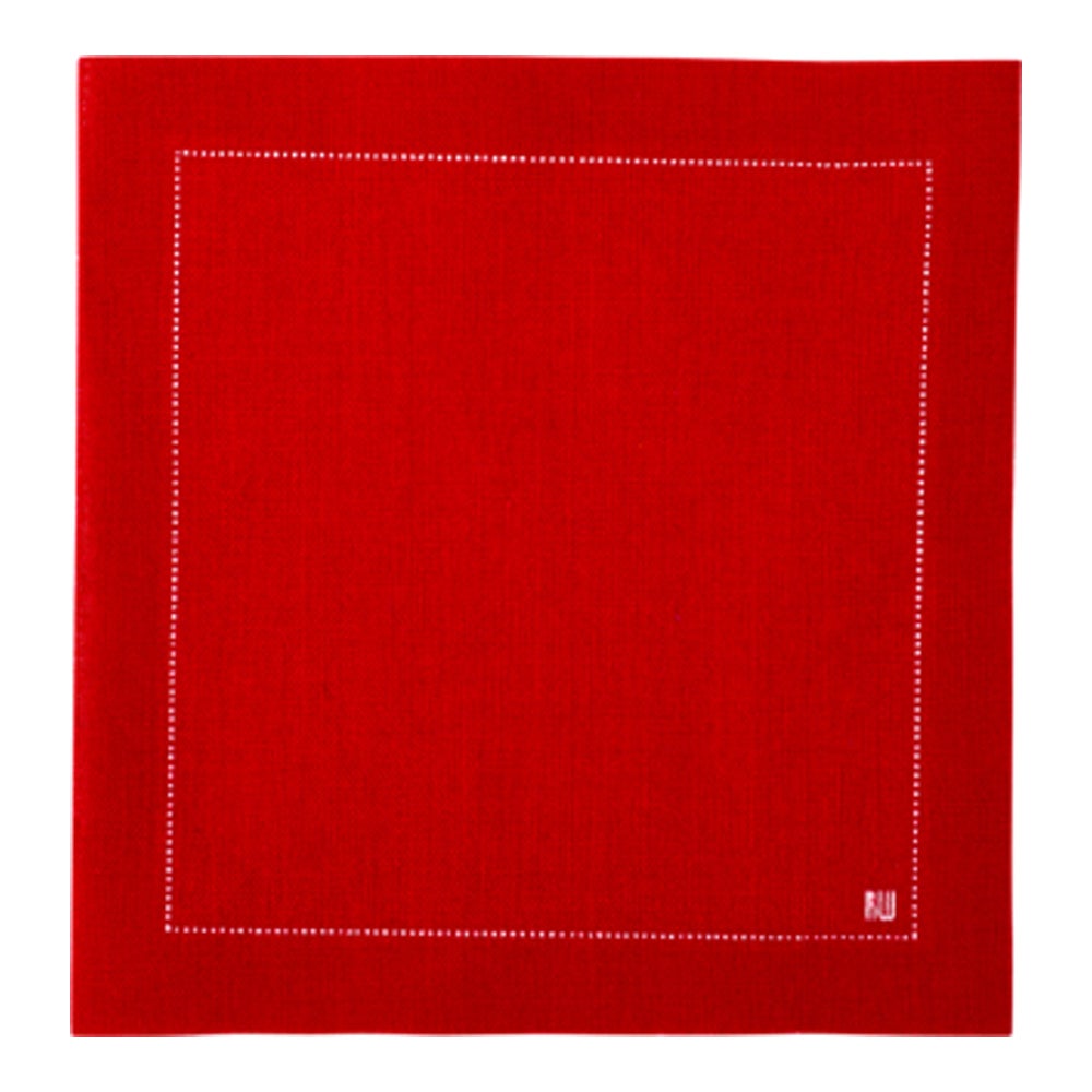 Napkins, Cocktail, Napluxe, Red, 4.5 x 4.5 Inch,1 - 50 COUNT
