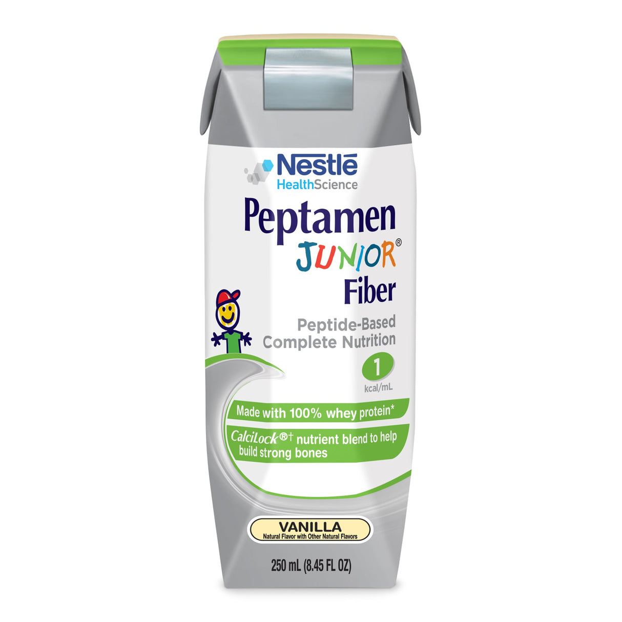 Supplements, Nutritional Drink or Feeding Tube Formula, Peptamen Junior, Vanilla, Liquid, Ready to Drink,24 - 8.45 FLUID