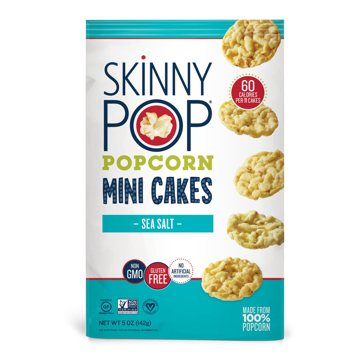 Popcorn, Mini Cakes, Sea Salt,12 - 5 OUNCE