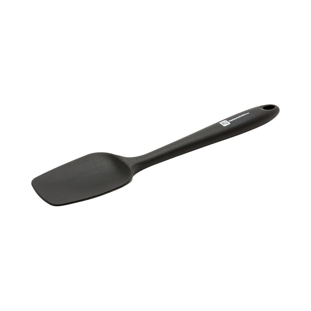 Spatula, Spoon Shaped, 10.5 Inch, Black, Silicone,1 - 1 EACH