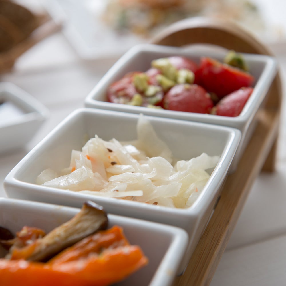 Bowl Set, Kova, 12 x 3.8 Inch, Triplet, With Bamboo Carrier,1 - 1 EACH