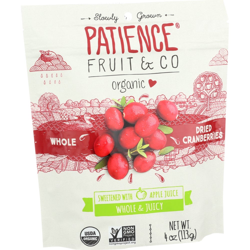 Cranberries, Whole, Dried, Sweetened with Apple Juice,8 - 4 OUNCE
