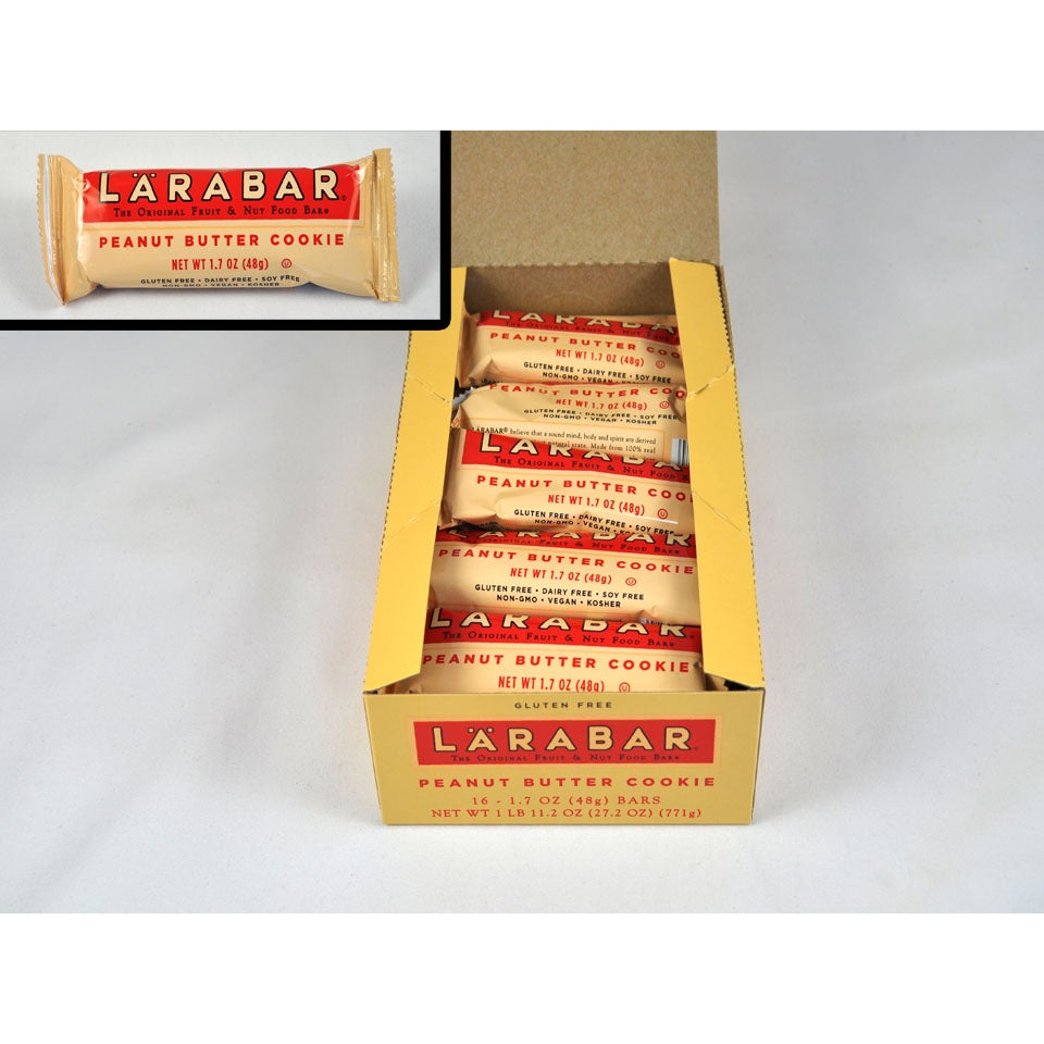Bars, Peanut Butter Cookie,16 - 1.7 OUNCE