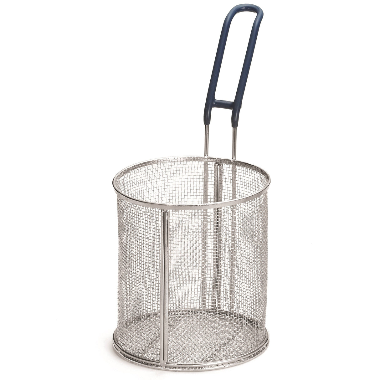 Baskets, Pasta, Large, Round, Stainless Steel, with Blue Cool-to-Touch PVC Handle,2 - 1 EACH