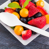 Spoons, Plastic, White,1 - 500 COUNT