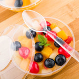 Spoons, Moderna Dessert, Plastic, Clear, 5.5 Linear Inch,1 - 250 COUNT