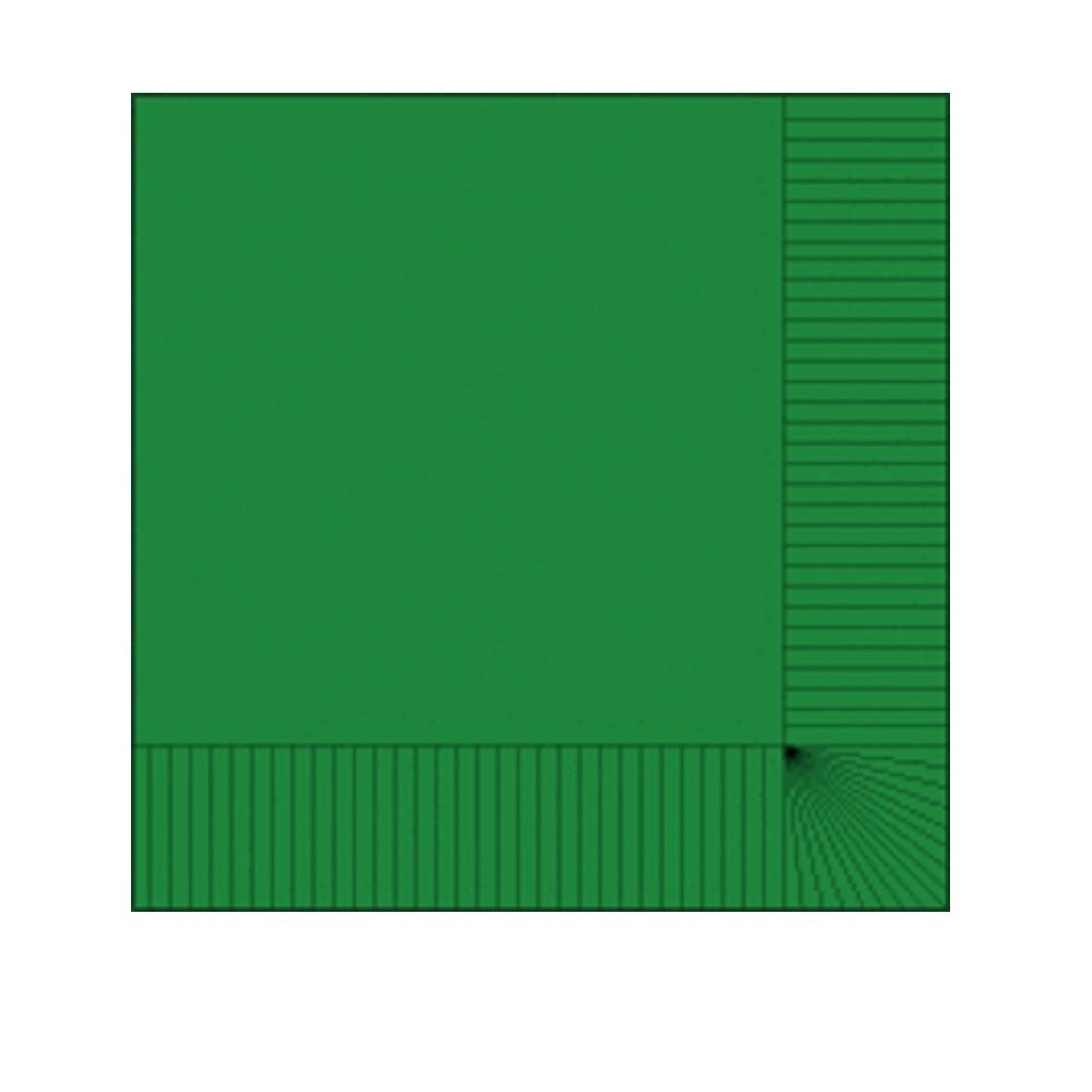 Napkins, Beverage, 2-Ply, Dark Green, 10 x 10 Inch,1 - 1000 COUNT