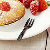 Forks, Cake, Heavyweight Plastic, Black, 4 Inch, with Knife-Edge, 4 Linear Inch,1 - 500 COUNT