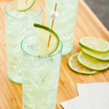 Glasses, Cocktail, 5 Ounce, Plastic, Sea Green Cannello Design, Heavyweight, 5 Ounce,1 - 100 COUNT