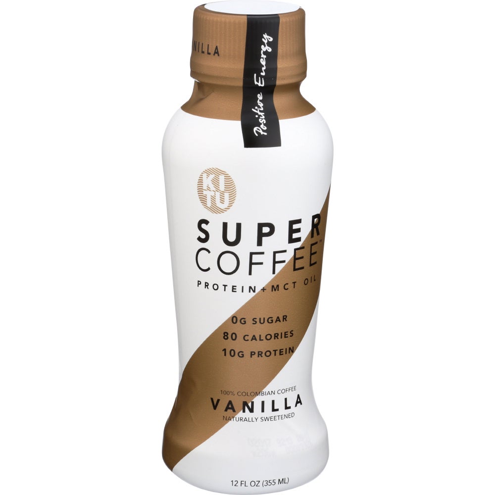 Drink, Protein, Vanilla, Coffee, with MCT Oil,12 - 12 FLUID