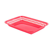Baskets, Grande Serving, 11.75 x 8.5 Inch, Rectangle, Red, Polypropylene,36 - 1 EACH