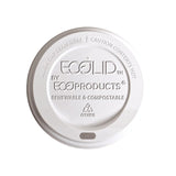 Lids, Dome, Sip-Thru, Plastic, White, Compostable, for 8 Ounce Hot Cups, 8 Ounce,16 - 50 COUNT