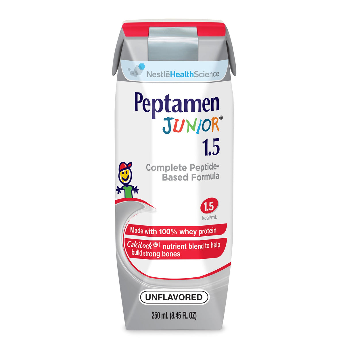 Supplements, Feeding Tube Formula, Peptamen Junior 1.5, Unflavored, Liquid,24 - 8.45 FLUID