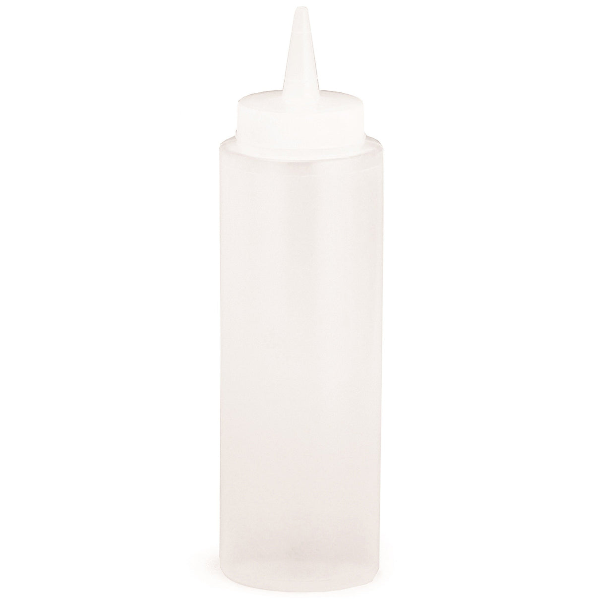 Bottles, Squeeze, 8 Ounce, Clear, Polyethylene,72 - 1 EACH