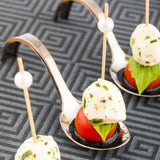 Spoons, Taster, 4 Inch, Plastic, Silver, 4 Linear Inch,1 - 100 COUNT