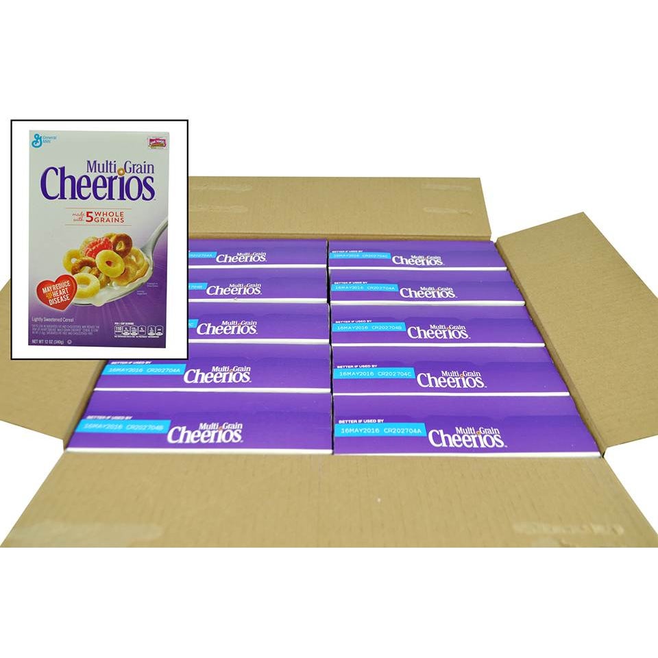 Cereal, Cheerios, Multigrain,10 - 12 OUNCE