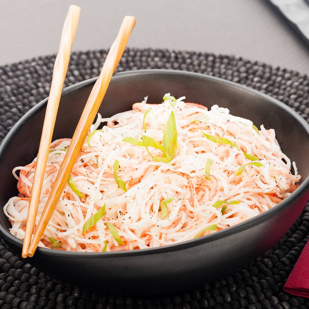 Bowls, Stone Japonais Freeform, Voga Melamine, 44 Ounce, 9 Inch, Black, 9 Linear Inch,1 - 2 COUNT