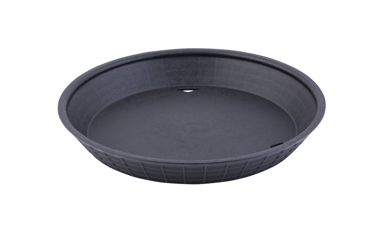 Platters, Diner, 9 Inch, Plastic, Black,12 - 1 EACH
