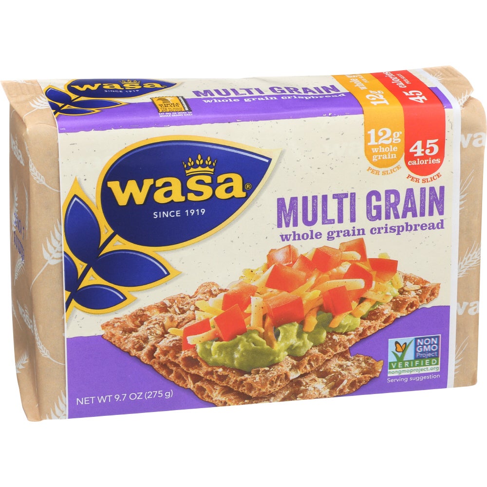 Crispbread, Whole Grain, Multi Grain,12 - 9.7 OUNCE