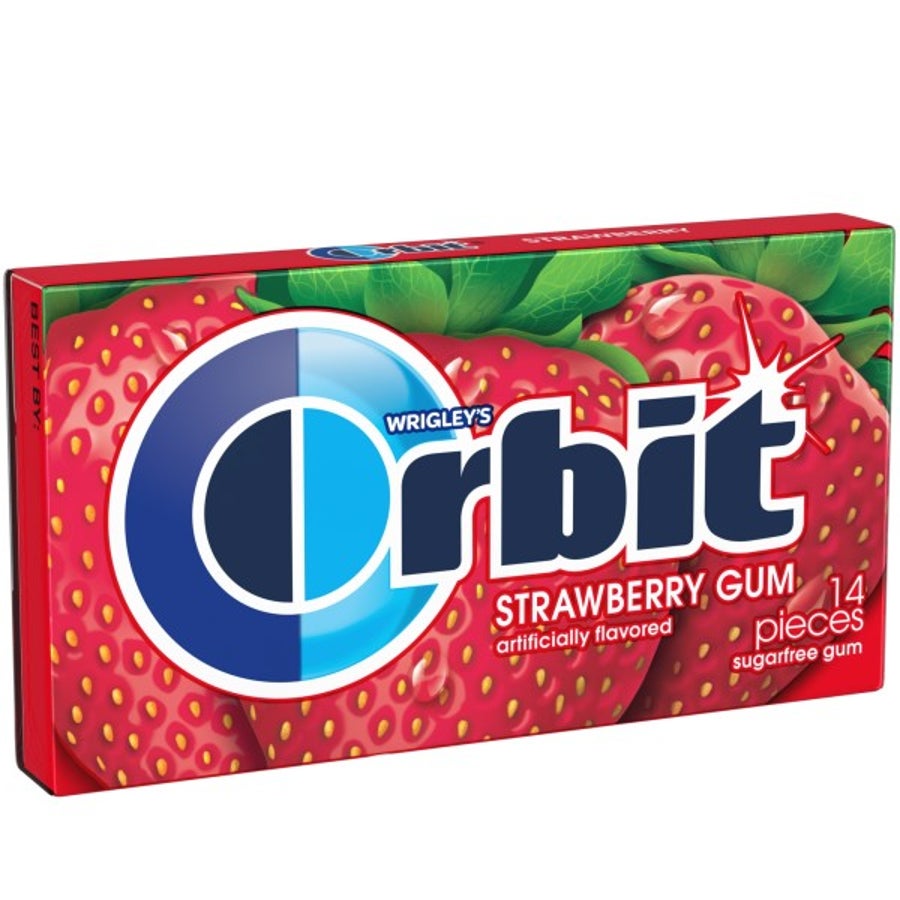 Gum, Strawberry,12 - 12 COUNT