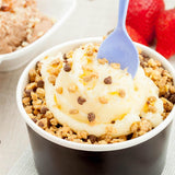 Spoons, Dessert, Petal, Heavyweight Plastic, Periwinkle, 4.5 Inch, 4.5 Linear Inch,1 - 100 COUNT