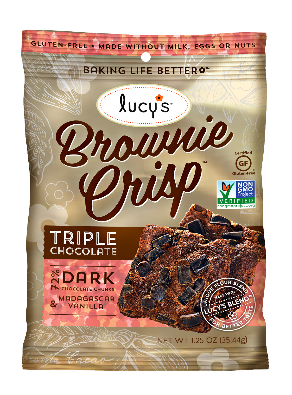 Brownie Crisp, 1.25 Ounce,2 - 12 COUNT