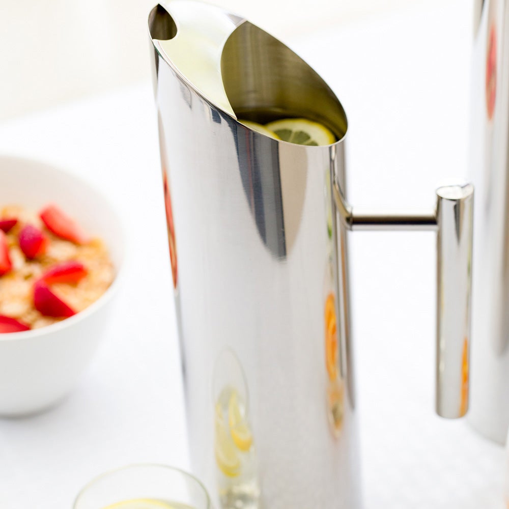 Pitcher, Beverage, 50 Ounce, Polished Stainless Steel, 50 Ounce,1 - 1 EACH