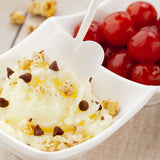 Spoons, Dessert, Love Shovel, Heavyweight Plastic, Pearl White, 3.5 Inch, 3.5 Linear Inch,1 - 100 COUNT