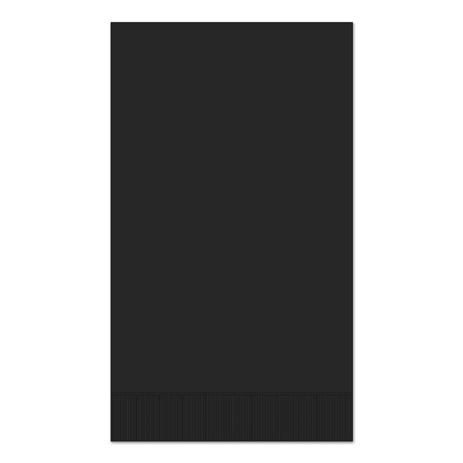 Napkins, Dinner, 2-Ply, Black, 1/8 Fold, 15 x 17 Inch,1 - 1000 COUNT