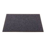Floor Mat, Carpet, Comfy Feet, Gray, 36 x 24 Inch, Ribbed, Polypropylene,1 - 1 EACH