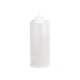 Bottles, Squeeze, 32 Ounce, Wide Mouth, Clear, Polyethylene,12 - 1 EACH