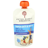 Baby Food, Super Oats/Seeds/Apple/Blueberry, Stage 2, Squeeze Pouch,10 - 4 OUNCE