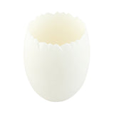 Cups, Dessert, 2 Ounce, Plastic, White, Cracked-Egg Shape, Heavyweight, 2 Ounce,1 - 100 COUNT
