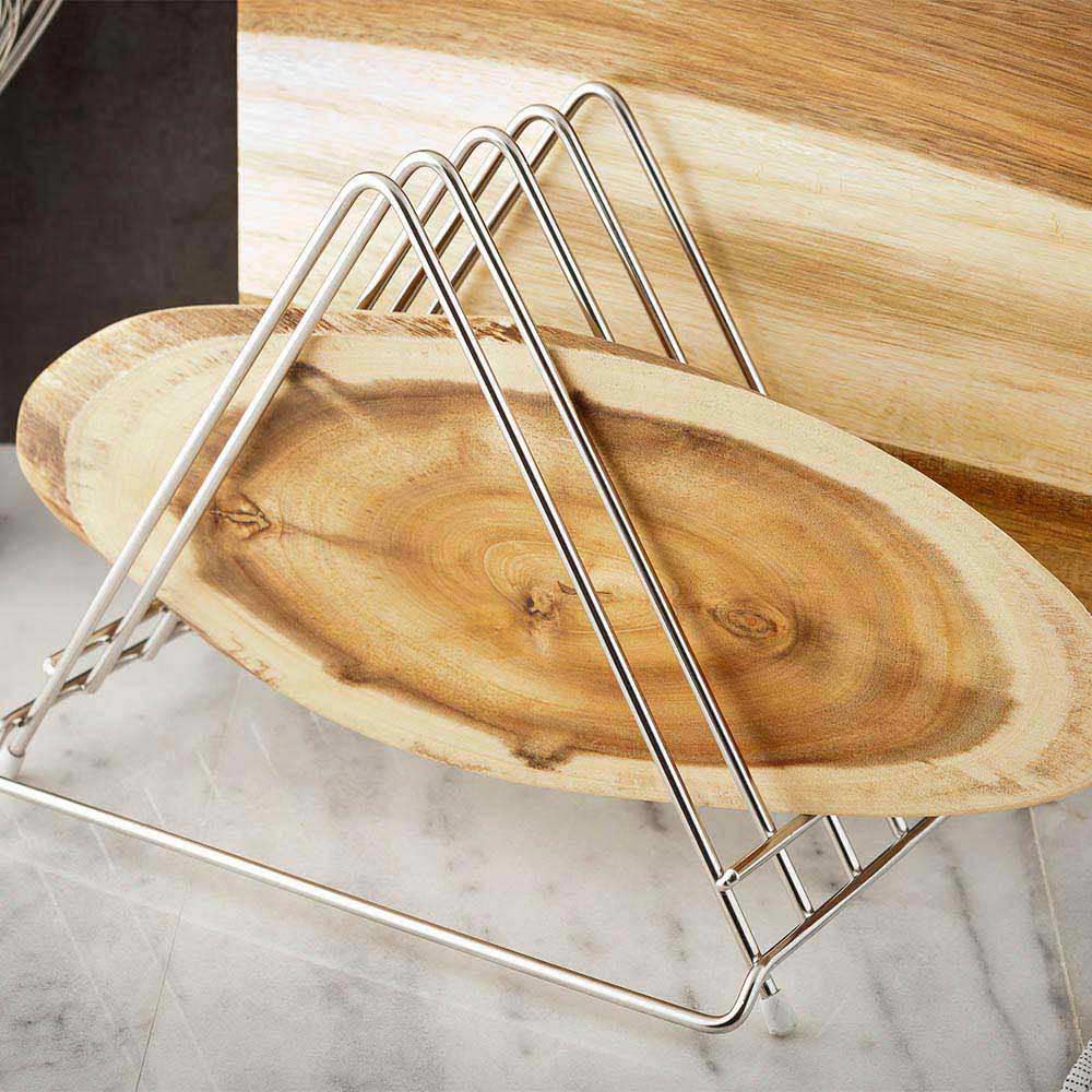 Rack, Cutting Board, 6-Slot, Stainless Steel,1 - 1 EACH
