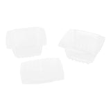 Containers, Deli, 16 Ounce, Plastic, Clear, Rectangle, with Lid, 16 Ounce,1 - 300 COUNT