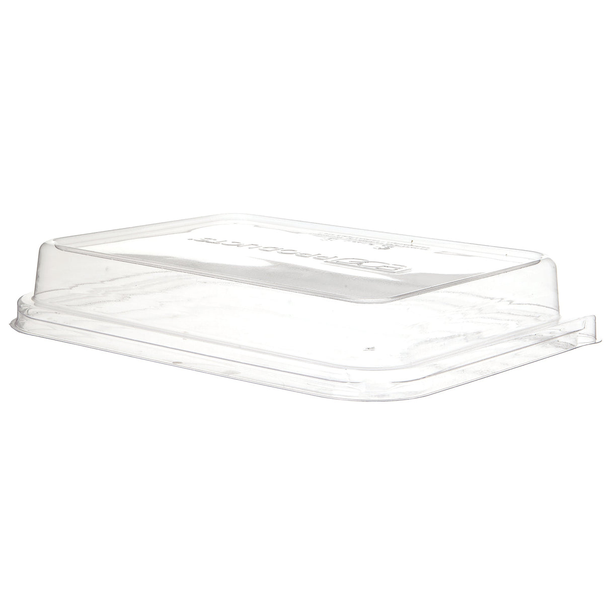 Lids, Dome, 8 x 6 Inch, Sugarcane, Clear, Fits 2 & 3 Compartment Containers,4 - 50 COUNT