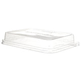 Lids, Dome, 8 x 6 Inch, Sugarcane, Clear, Fits 2 & 3 Compartment Containers,4 - 50 COUNT