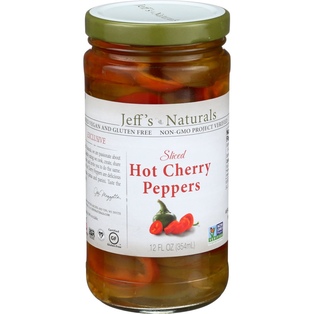 Peppers, Cherry, Sliced, Hot,6 - 12 FLUID