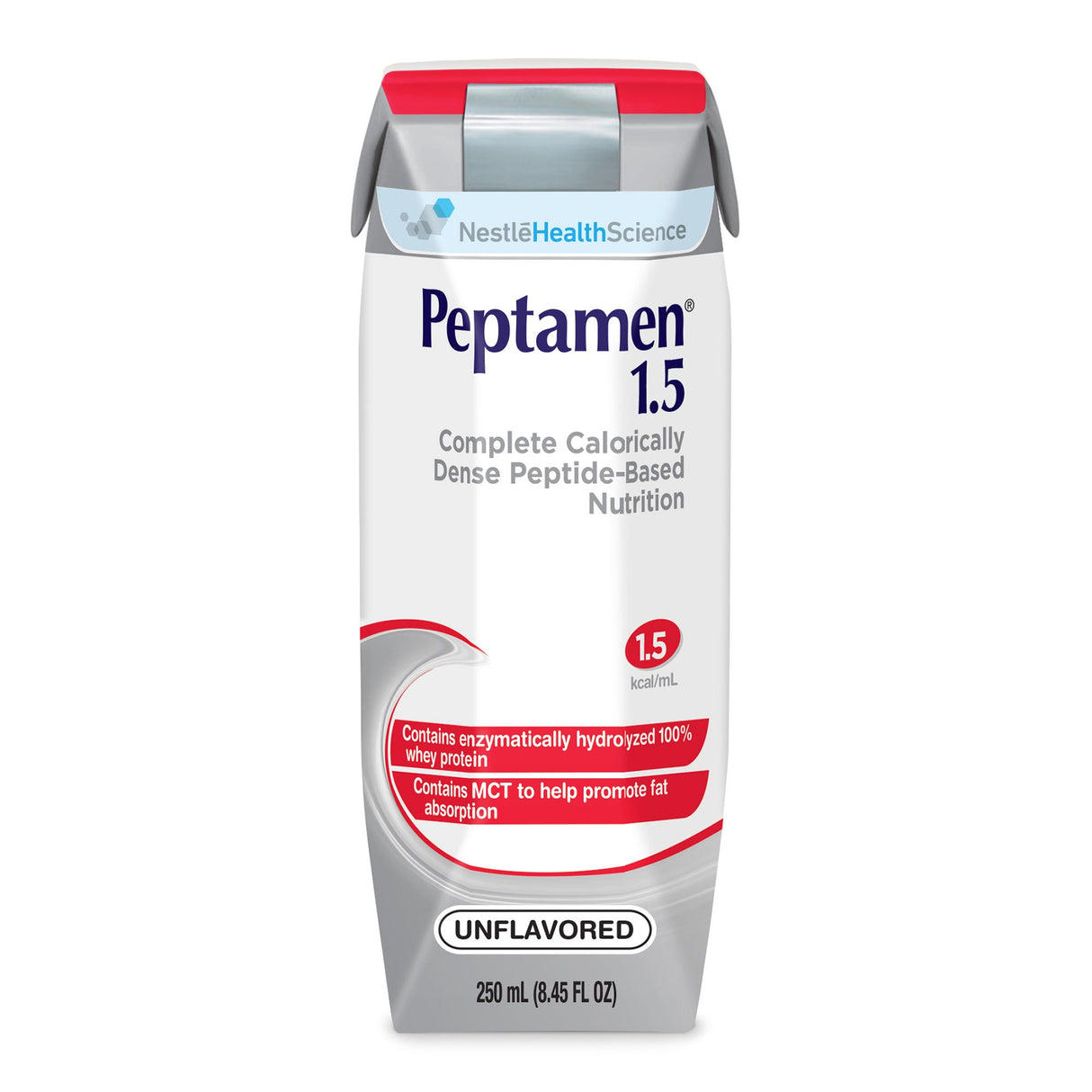 Supplements, Nutritional Drink or Feeding Tube Formula, Peptamen 1.5 with Prebio1, Unflavored, Liquid, Ready to Drink,24 - 8.45 FLUID