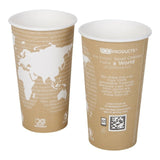 Cups, Hot, 20 Ounce, Paper, Mixed colors, Compostable, 20 Ounce,20 - 50 COUNT