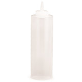 Bottles, Squeeze, 12 Ounce, Clear, Polyethylene,36 - 1 EACH