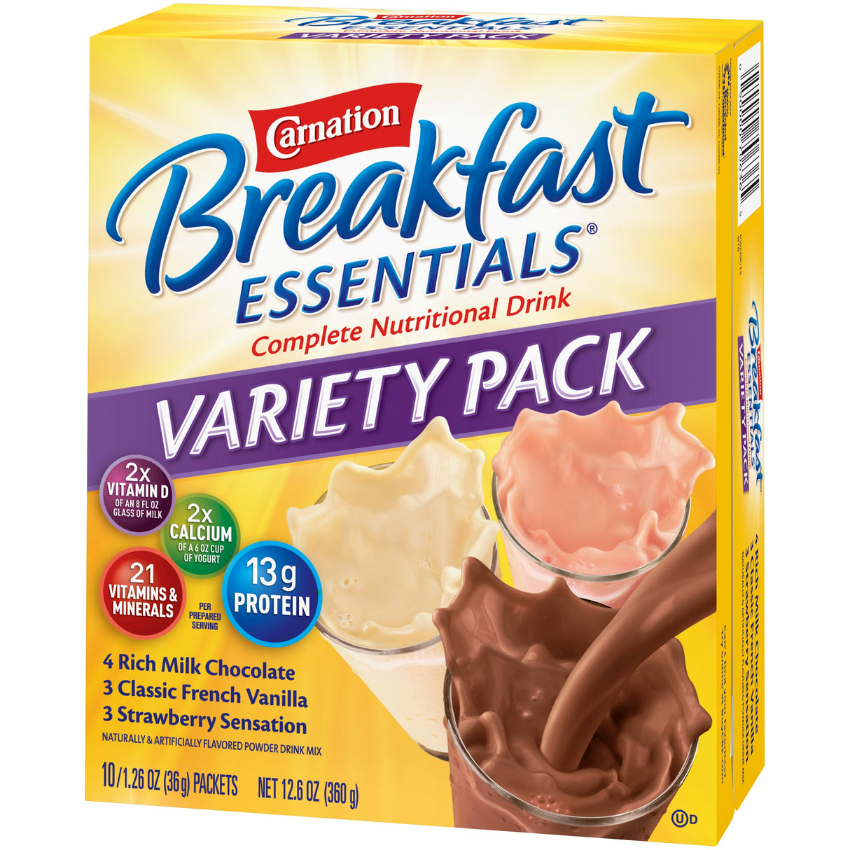 Mix, Nutrition Drink, Breakfast Essentials, Variety Pack, Powder, Single-Serve, 1.26 Ounce,6 - 10 COUNT