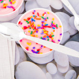 Spoons, Argento, Plastic, Silver, 5.5 Linear Inch,1 - 250 COUNT