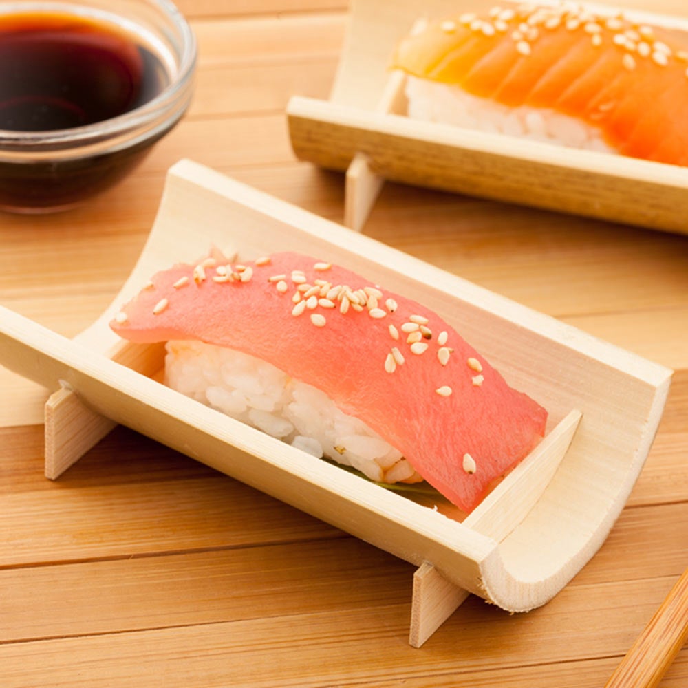 Dishes, Appetizer, 4 Inch, Bamboo, Natural, Canoe-Shaped, 4 Linear Inch,1 - 100 COUNT