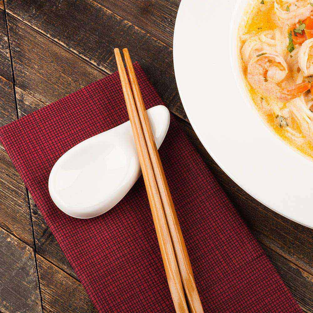 Rests, Chopstick & Spoon, 3.5 Inch, White, Voga Melamine, 3.5 Linear Inch,1 - 10 COUNT
