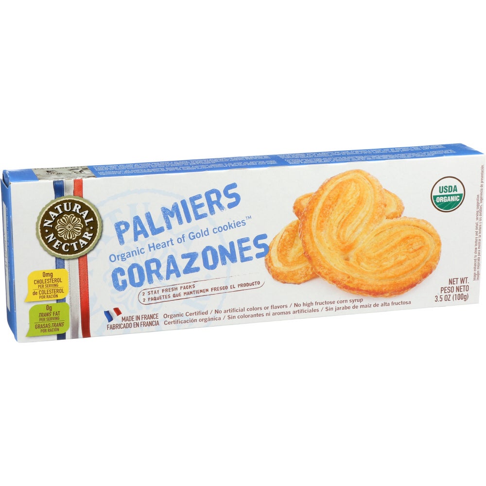 Cookies, Palmiers, Heart-Shaped,12 - 3.5 OUNCE