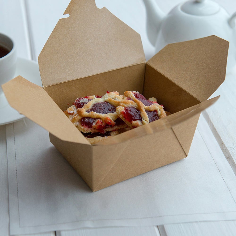 Containers, Take-Out, 30 Ounce #1, Paper, Kraft, 30 Ounce,1 - 200 COUNT