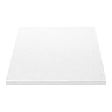 Cake Drum Board, Pastry Tek 8 x 8 x 0.5 Inch, Cardboard, White, Square,1 - 1 EACH