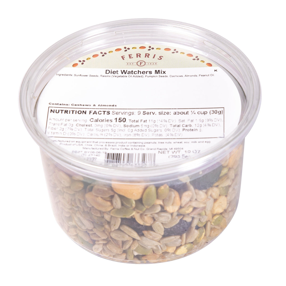 Trail Mix, Fruit & Nut, Diet Watchers,12 - 10 OUNCE